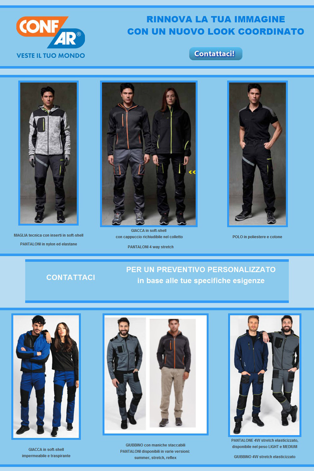 Rinnova la tua immagine con un nuovo look coordinato