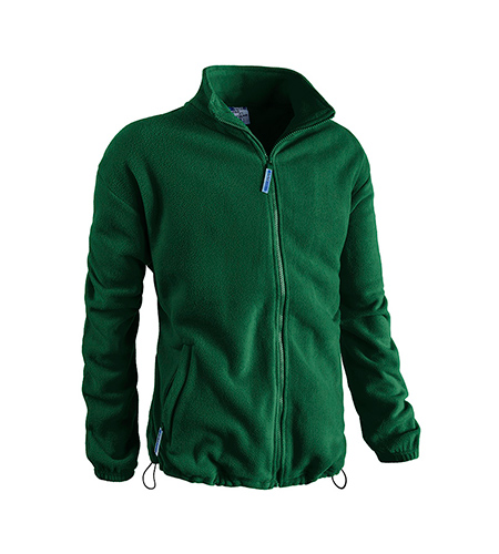 Felpa zip lunga con taschini