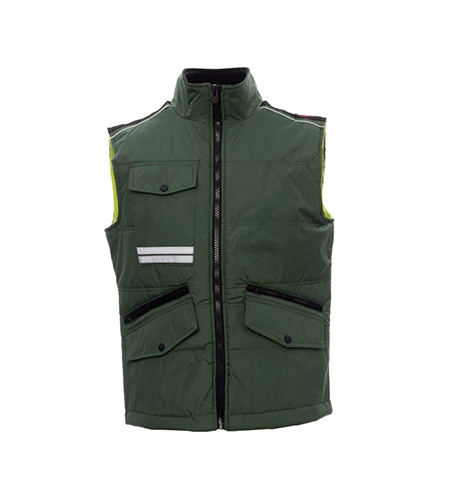 Gilet multitasche imbottito invernale