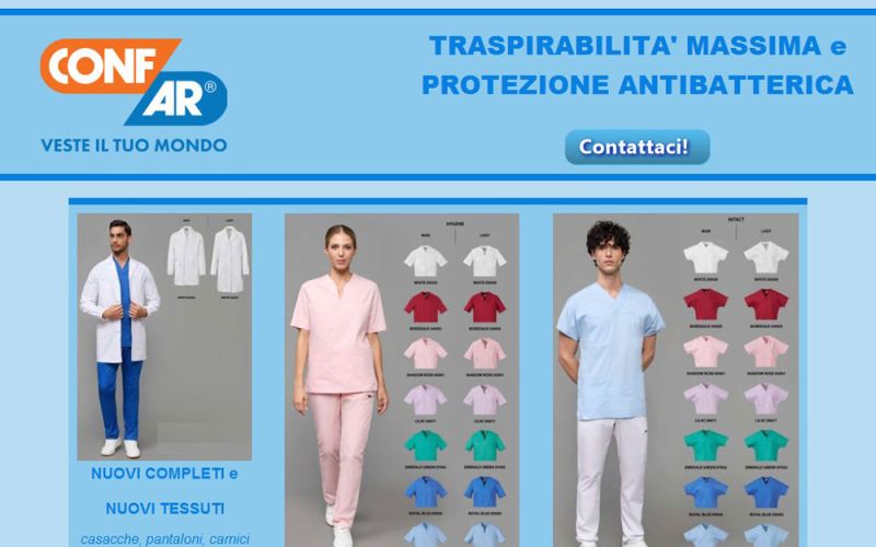 Abbigliamento settore sanitario